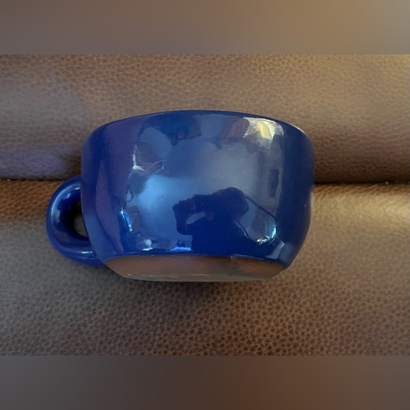 RARE Vintage Wellfleet Pottery Cobalt Blue Mug / Coffee Cup   Handmade Cape Cod - Picture 10 of 10